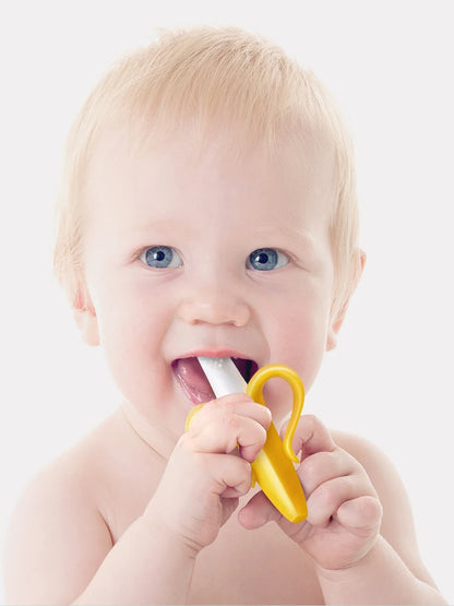 Banana Shape Silicone Teether