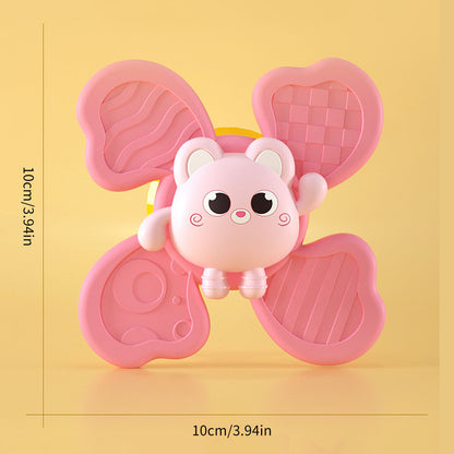 Soft Spinning Bath Toy With Suction Cup